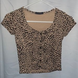 Cheeta Print Zelly Shirt